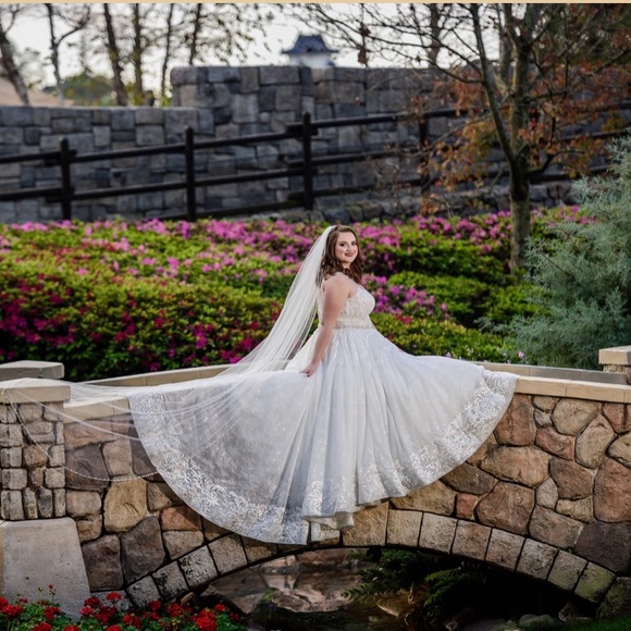 Allure Wedding Dress Style C454 - Picture 6 of 7